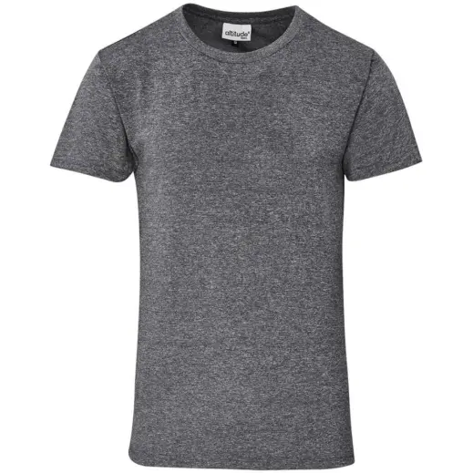 Mens Oregon Melange T-Shirt Charcoal Front